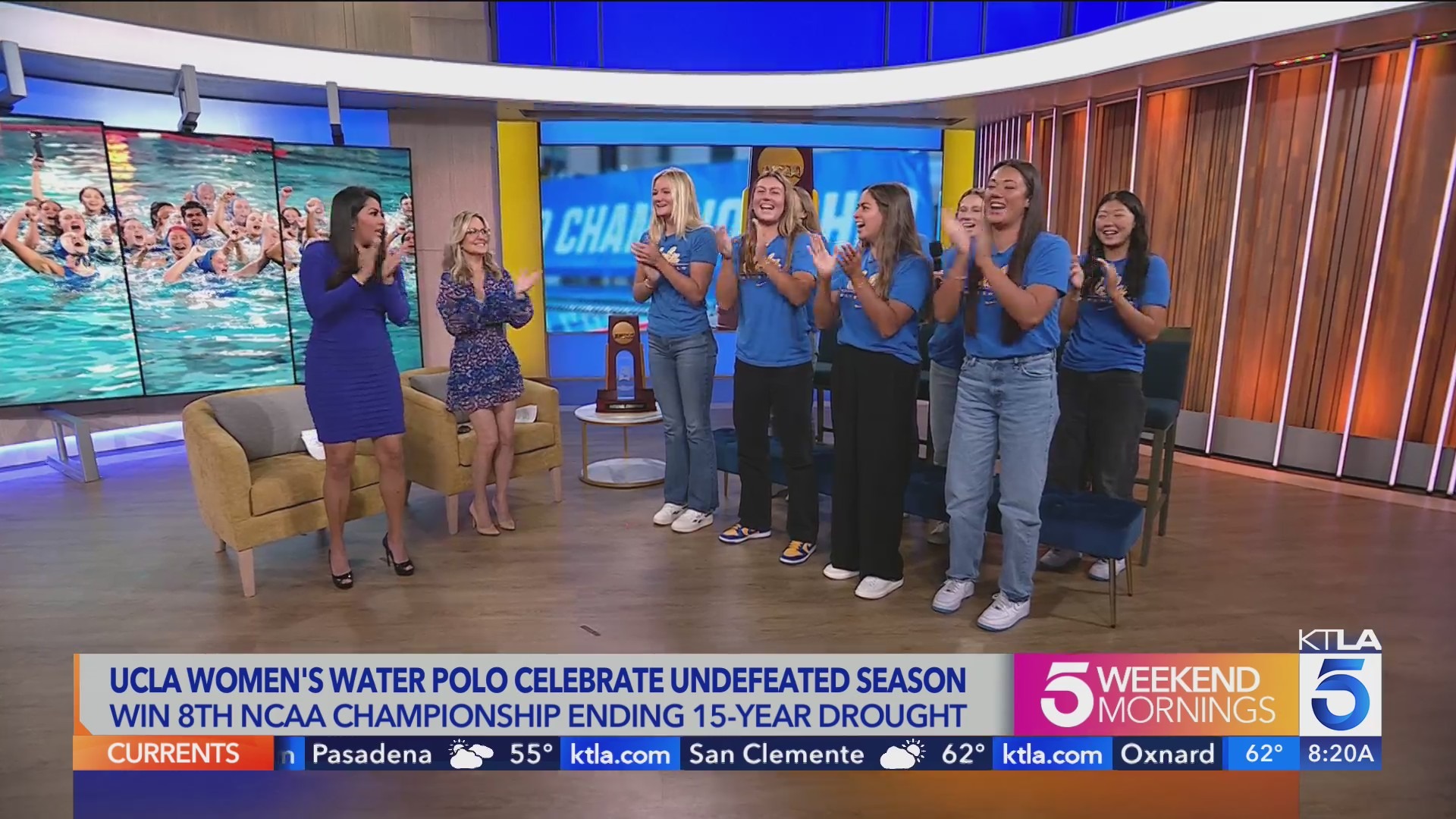 UCLA Women's Water Polo team become NCAA champions