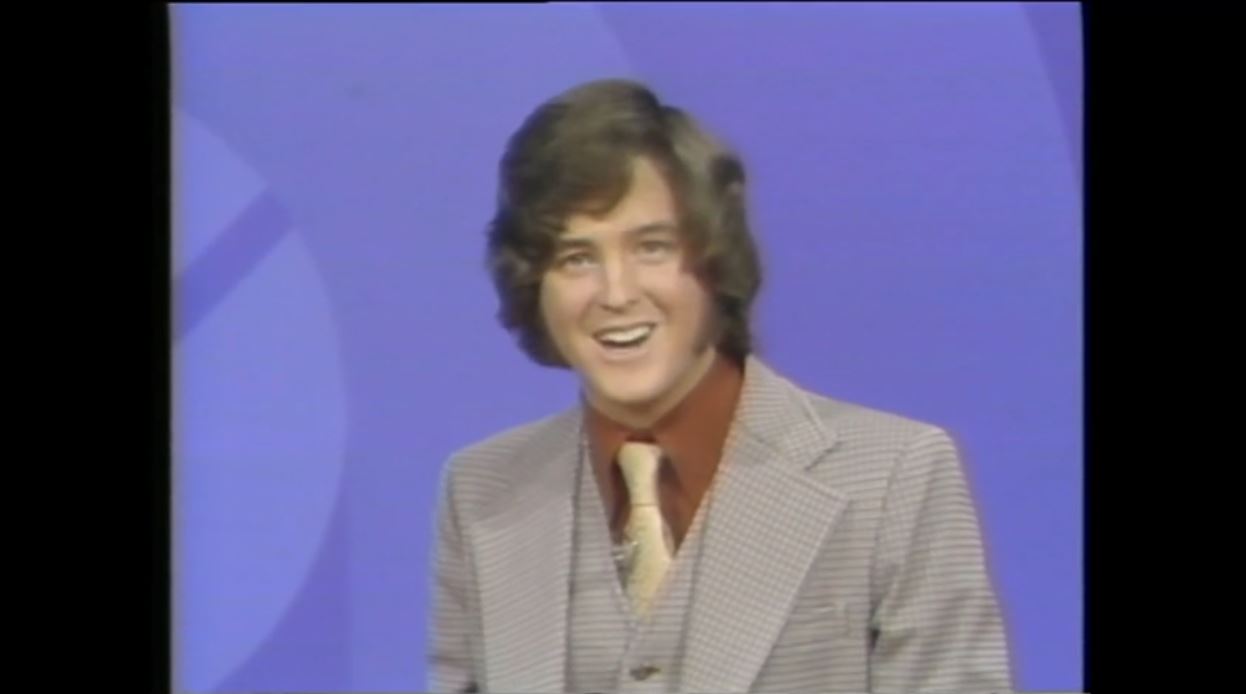 Sam Rubin in high school during a taping of "Student News" in 1977 (Rick Gerber).