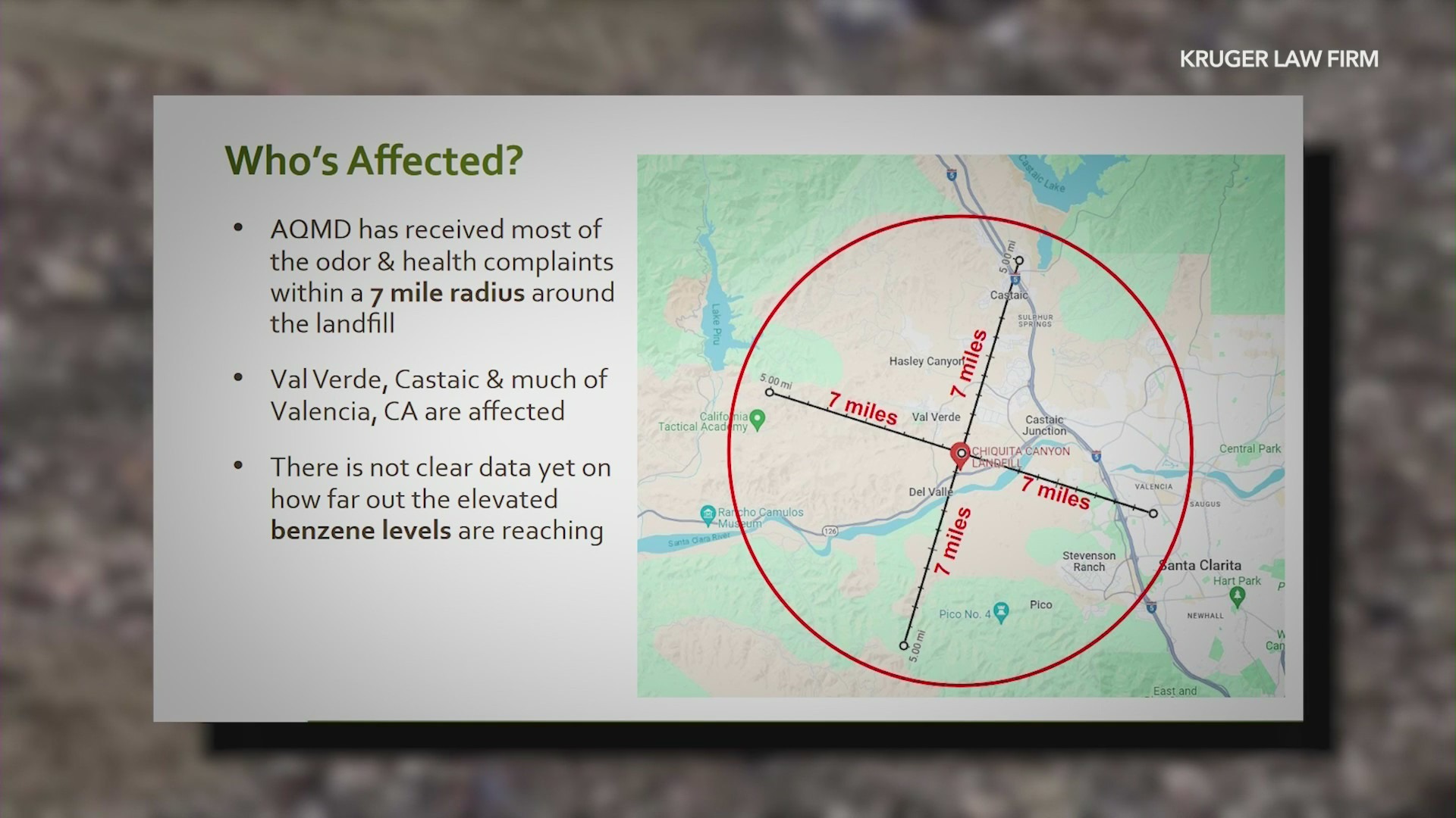 Residents near the Chiquita Canyon Landfill allege the toxic fumes have sickened locals.