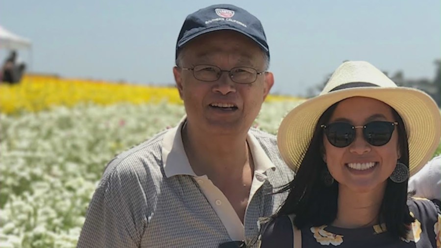 Allen Lee, 67, seen with his daughter, Elaine in a family photo.