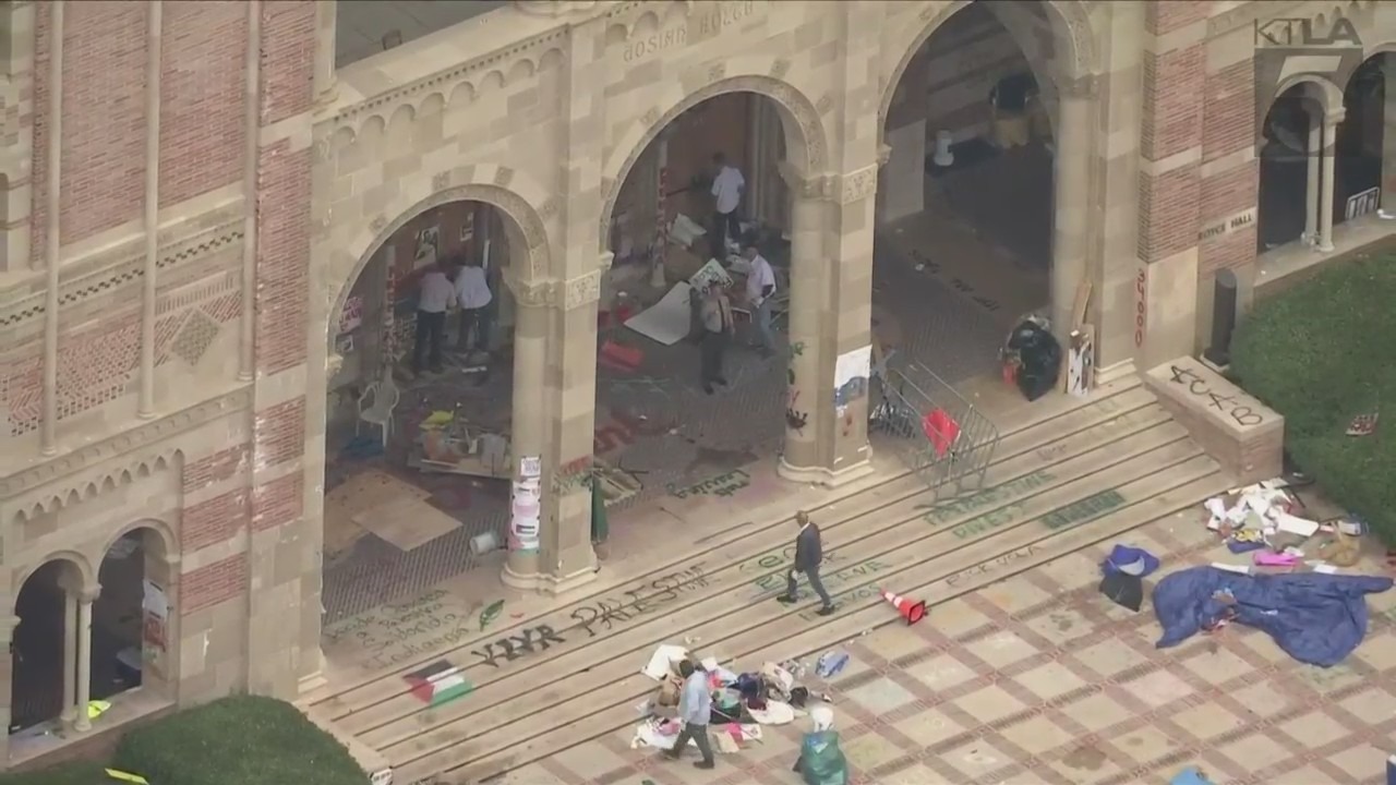 UCLA Protest Encampment Cleared