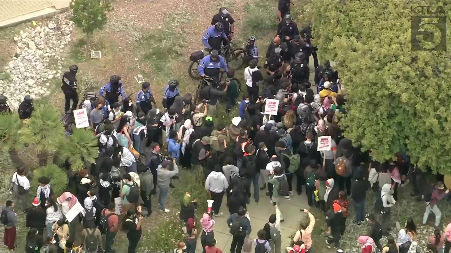 UCLA Encampment Crackdown