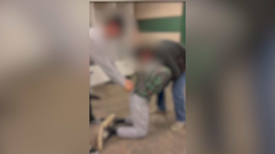 Cell phone video captures a student baseball player being physically and sexually assaulted in a locker room during an alleged hazing incident at Upland High School in February 2024.