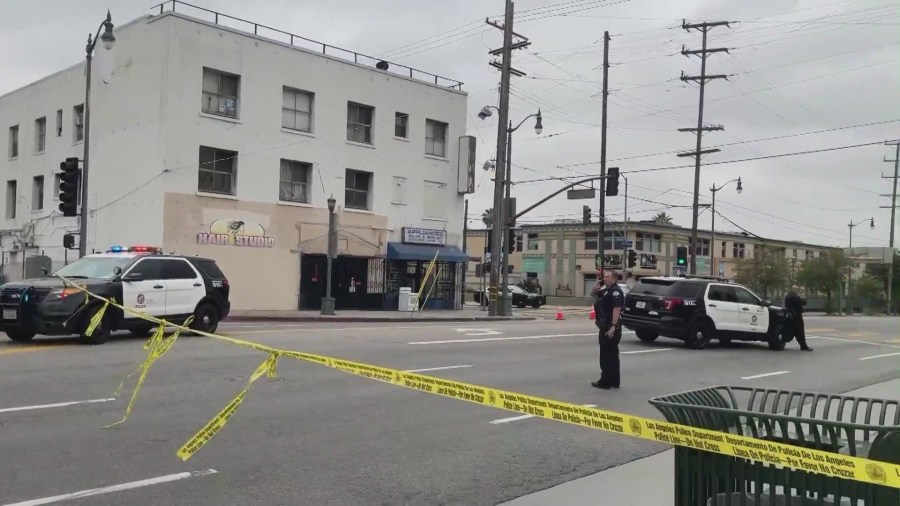 Two hit-and-run drivers remain at large after a motorcyclist was fatally struck in the Lincoln Heights neighborhood on May 18. 2024. (KTLA)