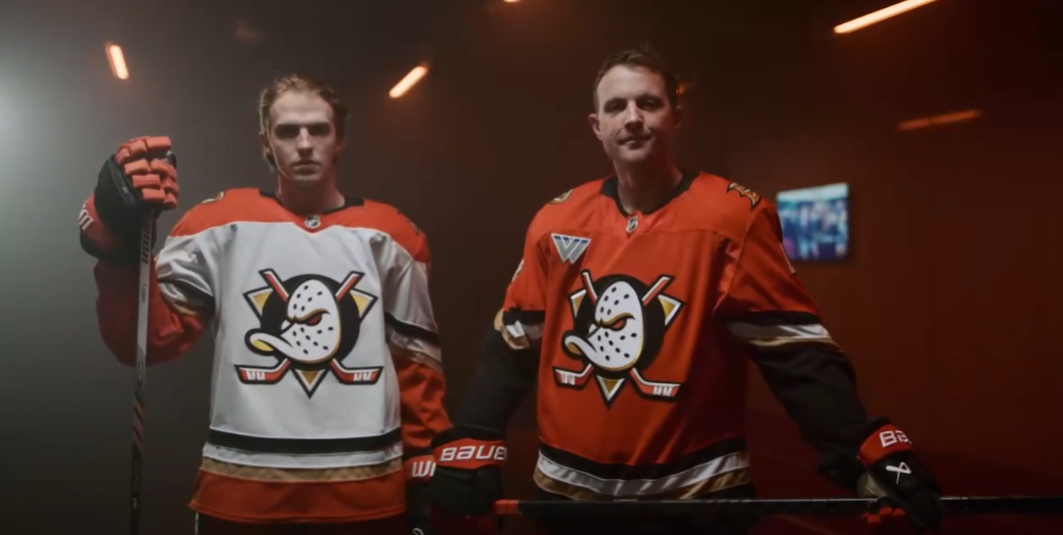 Anaheim Ducks new jerseys