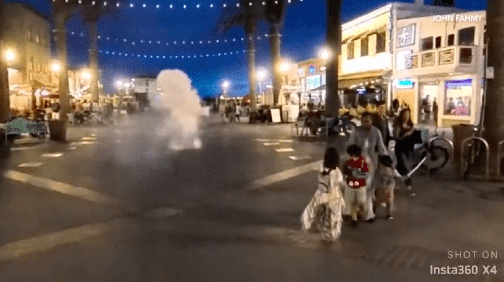 E-bike riders in SoCal torment crowd with fireworks