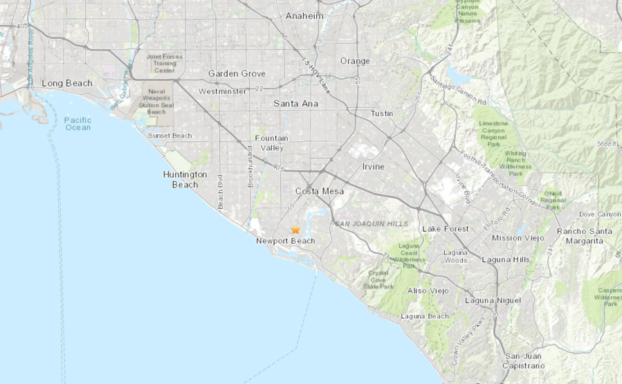 A 2.6-magnitude earthquake was reported in Orange County on June 5, 2024