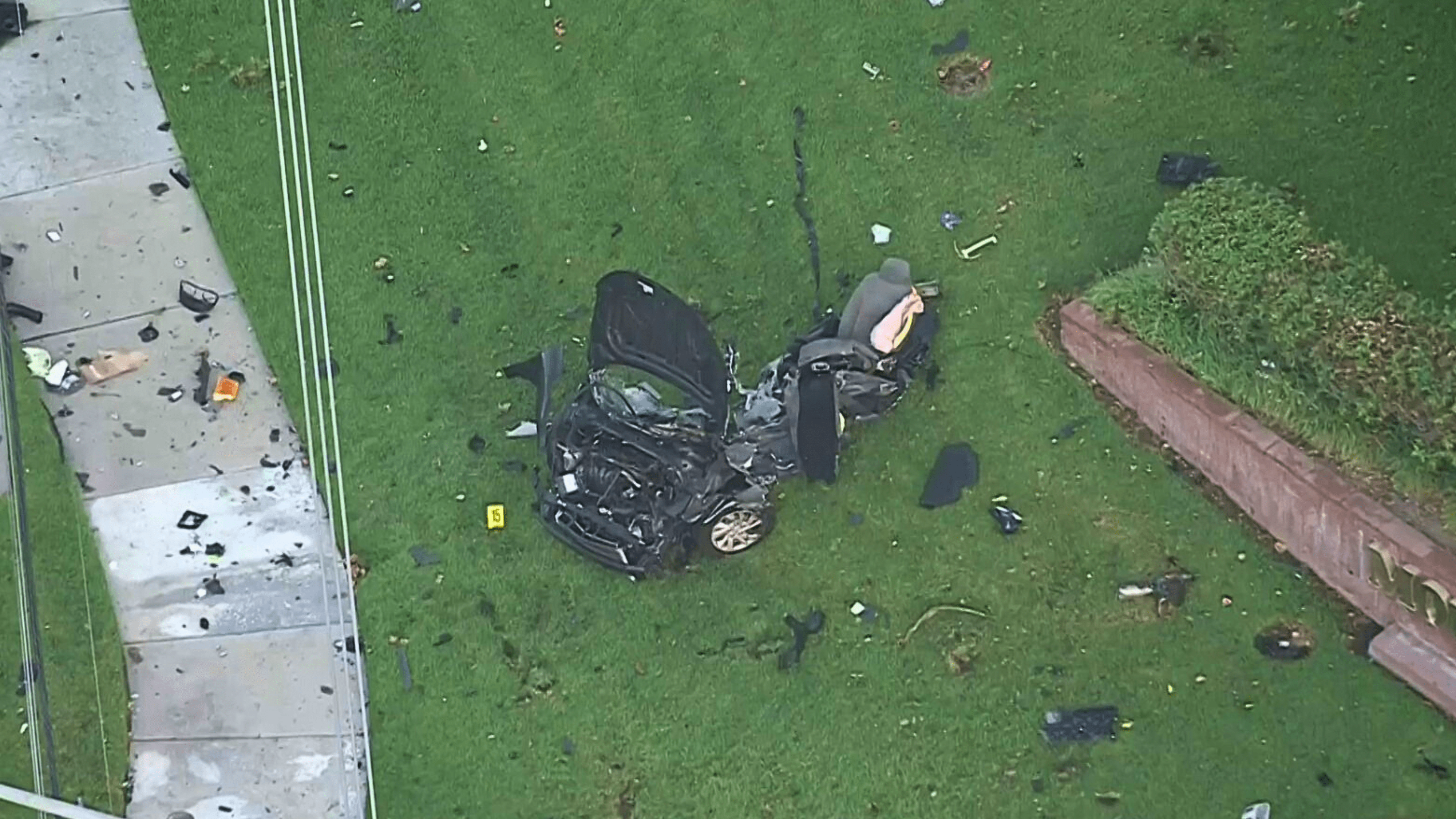 A pursuit ended with a deadly crash in Upland