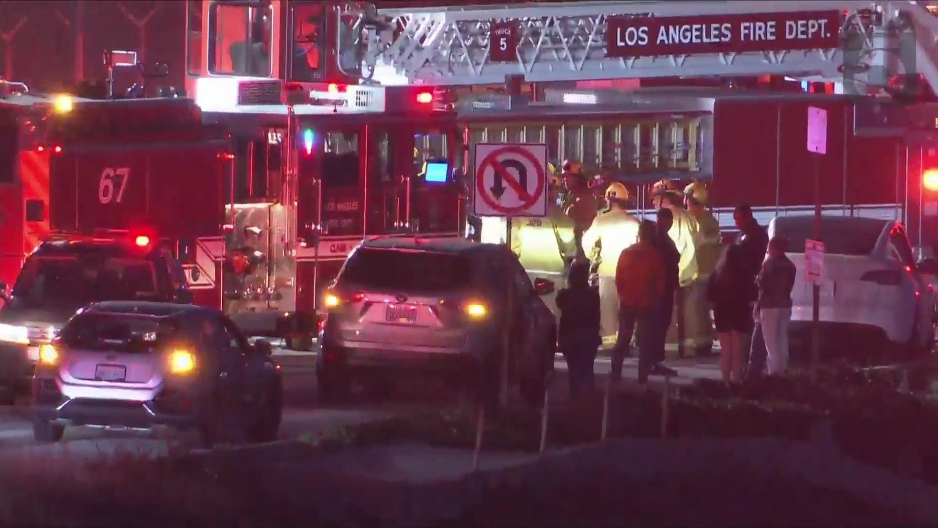 A deadly head-on crash left at least one dead and multiple others hospitalized in critical condition in Playa del Rey on June 4, 2024. (KTLA)