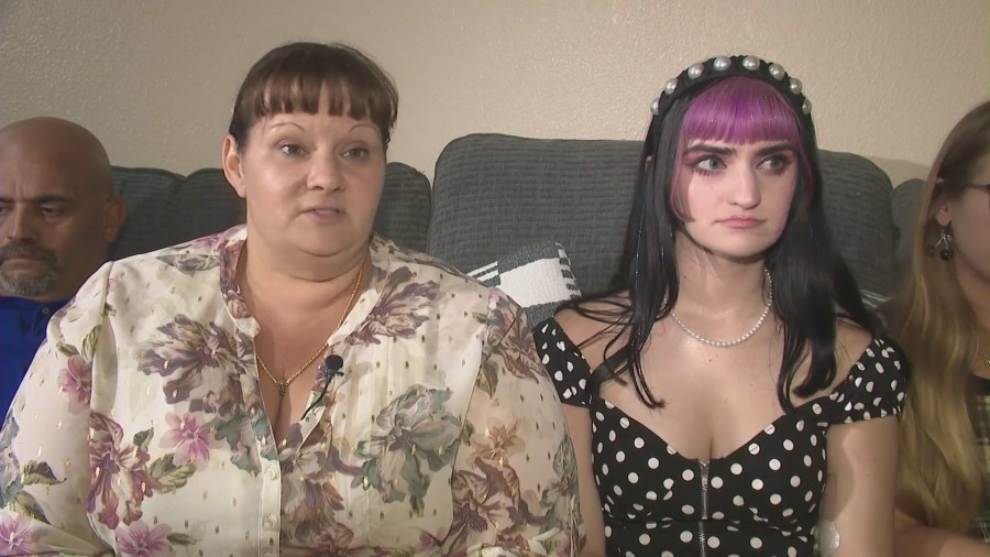 Ian Pangburn's mother, Jennifer Ochoa, and his sister, Cecilia Ochoa, speak to KTLA. 