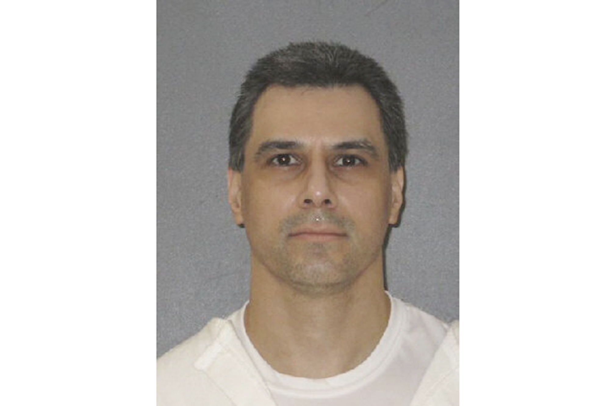 This photo provided by the Texas Department of Criminal Justice shows death row inmate Ruben Gutierrez. Gutierrez is set to receive a lethal injection on Tuesday, July 16, 2024, at the state penitentiary in Huntsville, Texas. (Texas Department of Criminal Justice via AP)
