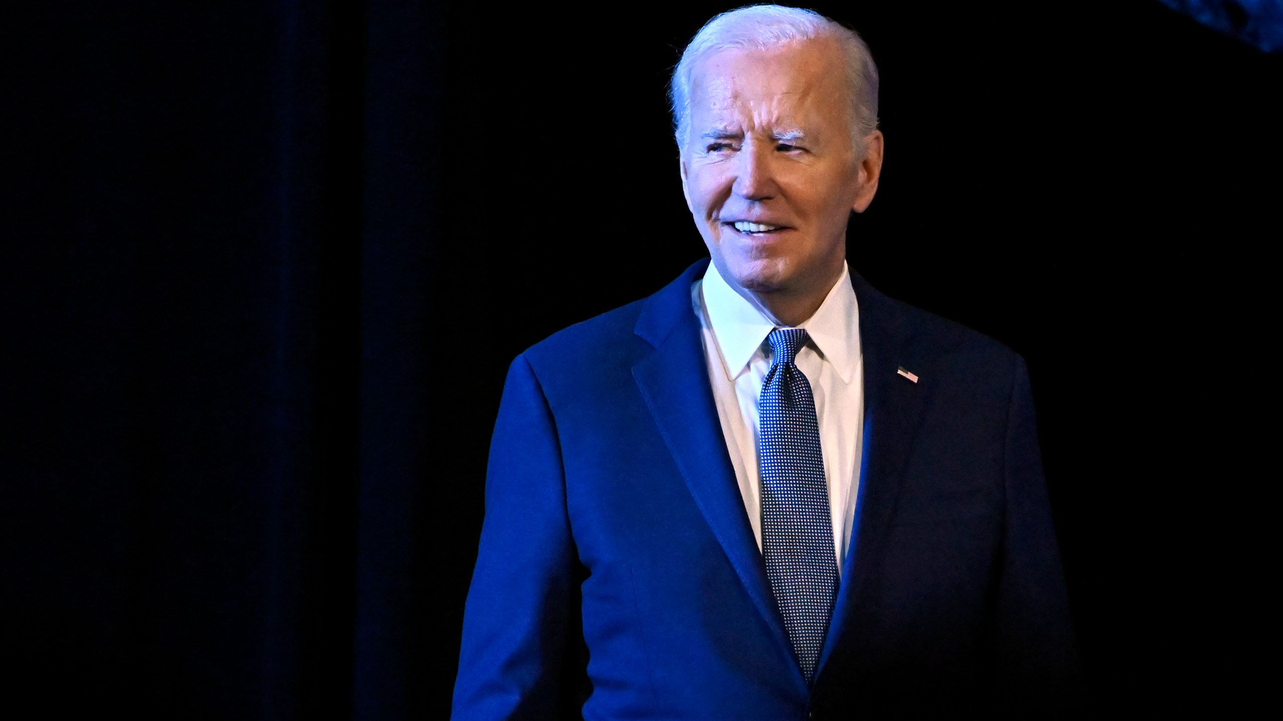 FILE - President Joe Biden walks on stage before speaking in Las Vegas, July 16, 2024.President Joe Biden dropped out of the 2024 race for the White House on Sunday, July 21, ending his bid for reelection following a disastrous debate with Donald Trump that raised doubts about his fitness for office just four months before the election. (AP Photo/David Becker, File)