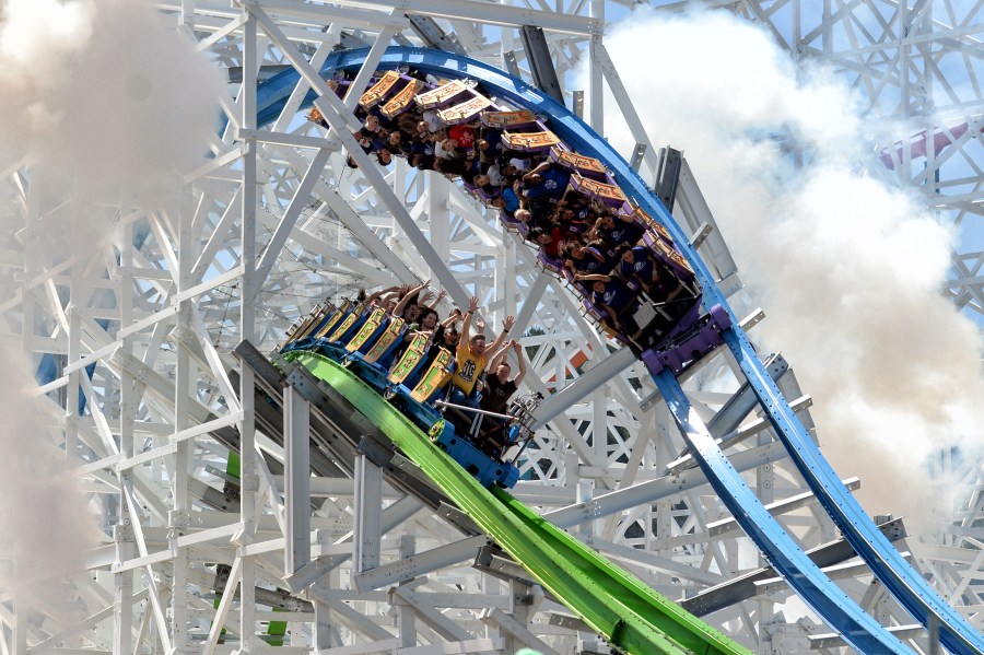 2015 Twisted Colossus Opens At Six Flags Magic Mountain