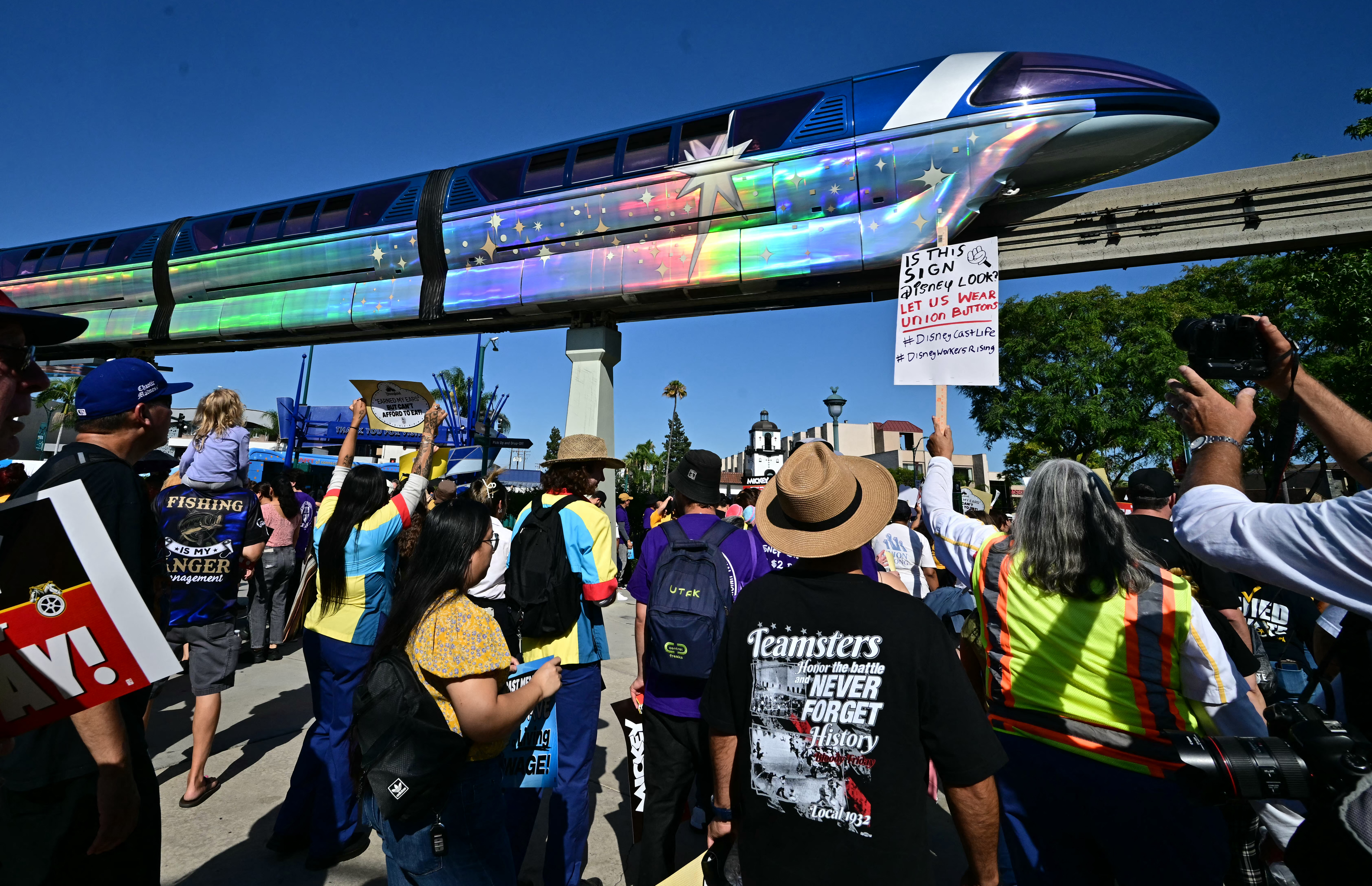 Disneyland protest