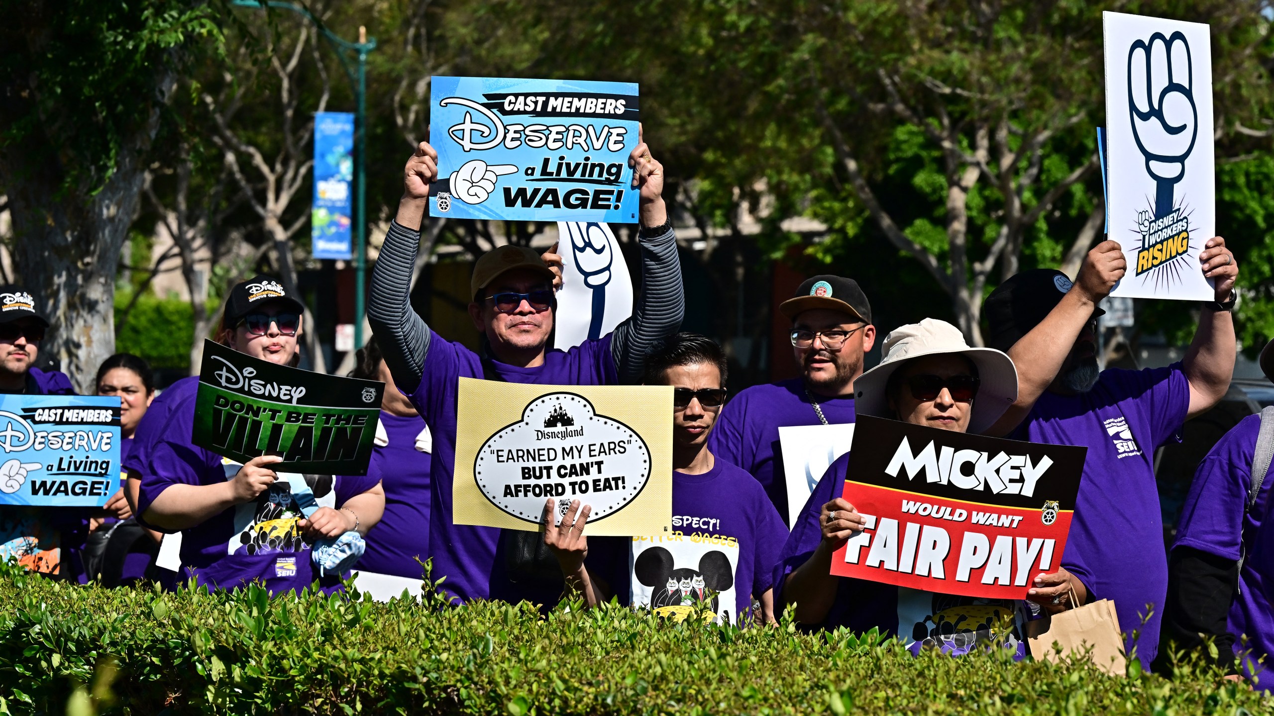 Disneyland Protest