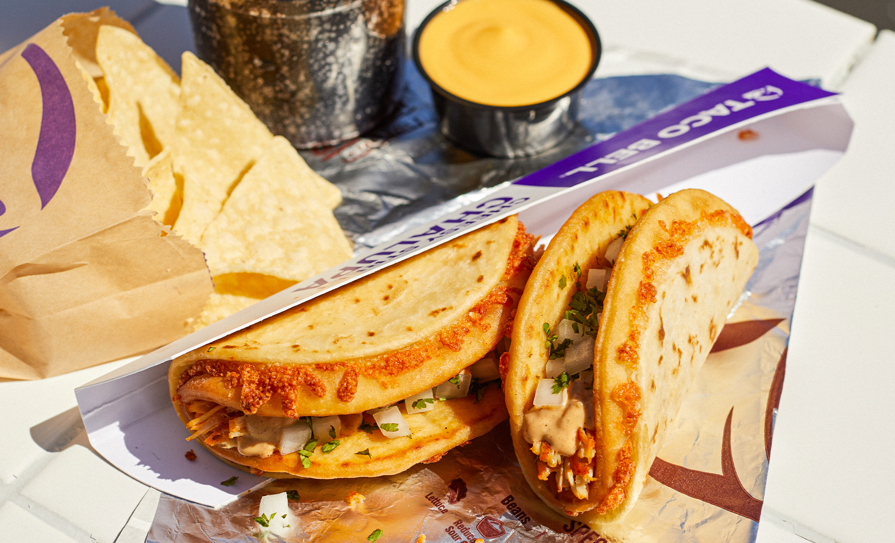 Taco Bell Cheesy Street Chalupas