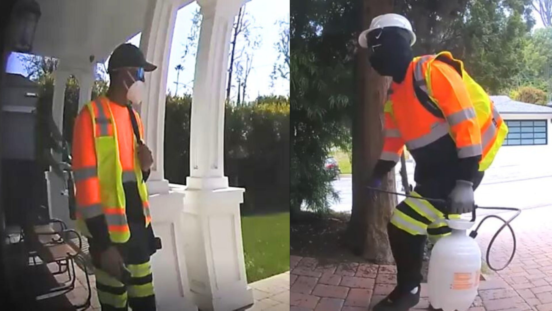 The suspects, known as the “Reflector Vest Crew,” were arrested for a string of burglaries targeting upscale neighborhoods throughout Los Angeles County. (Los Angeles Police Department)