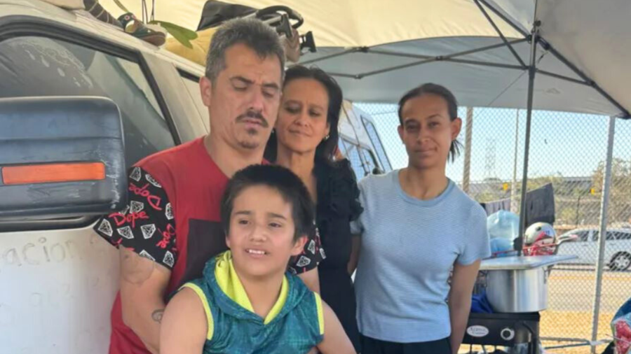 The Morales Family is currently homeless and living out of their truck. (GoFundMe)