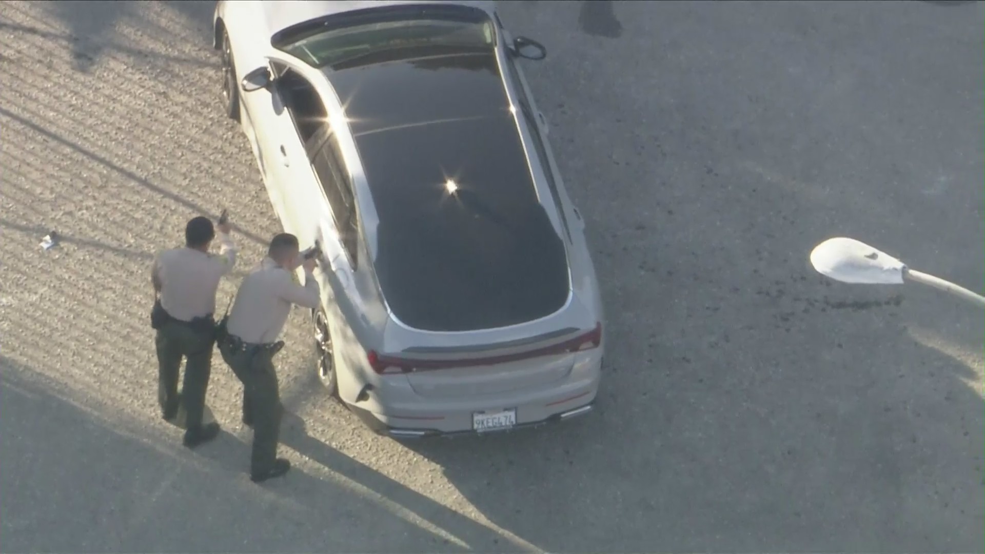 Baby aboard during pursuit in L.A.