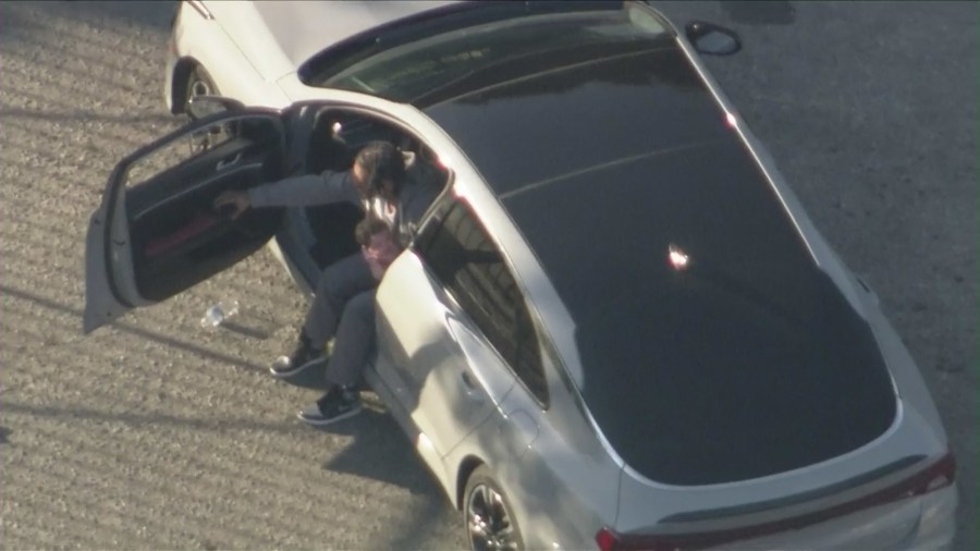 Baby aboard during pursuit in L.A.