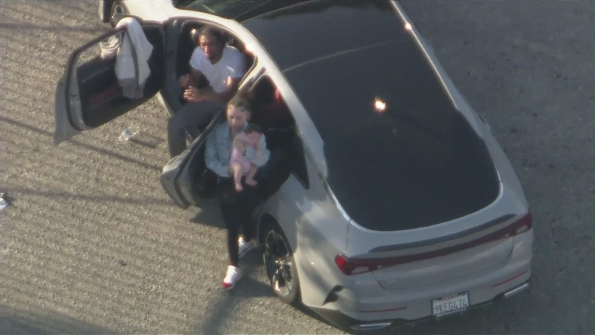 Baby aboard during pursuit in L.A.