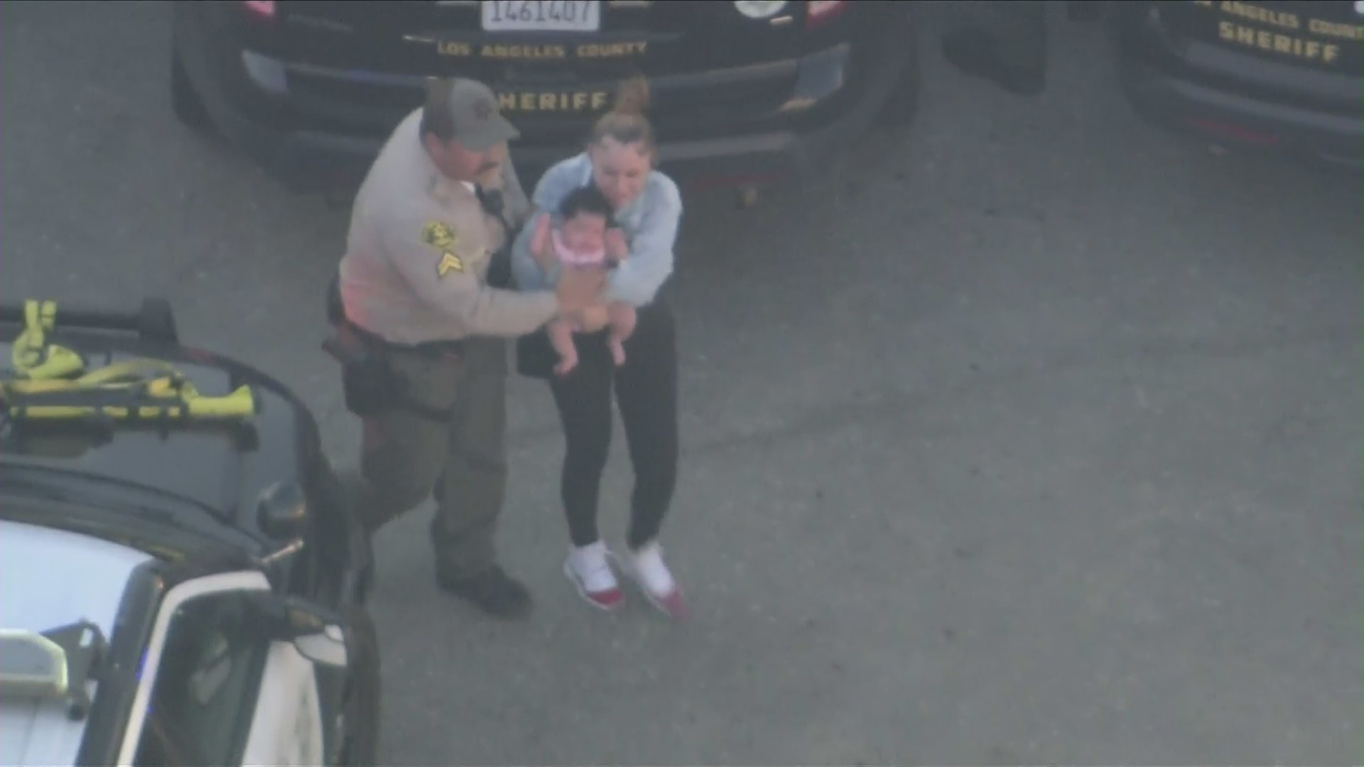 Baby aboard during pursuit in L.A.