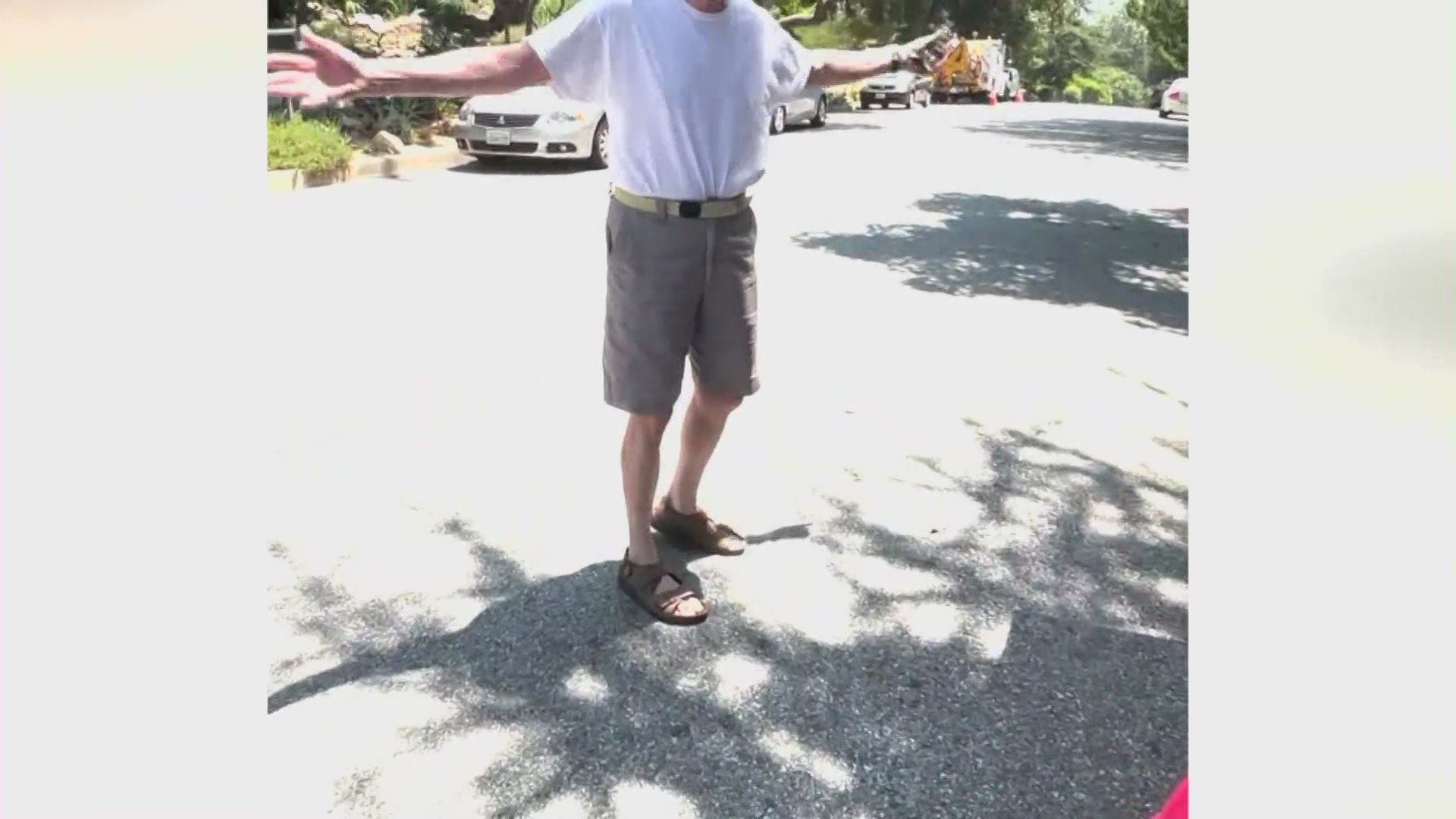 A man caught on video during a racist rant targeting the owners of a coffee cart in Altadena on July 8, 2024. (Ka-Ibigan Cafe)