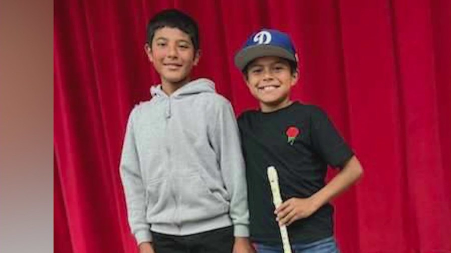 Edther Ocampo, 10, is seen with his brother, Dominic Ocampo, 11. (Ocampo Family)