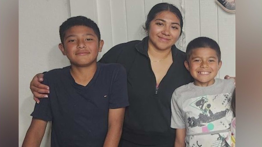 Edther Ocampo is seen with his brother, Dominic Ocampo, and their mother, Cynthia Garcia-Huertas. (Ocampo Family)