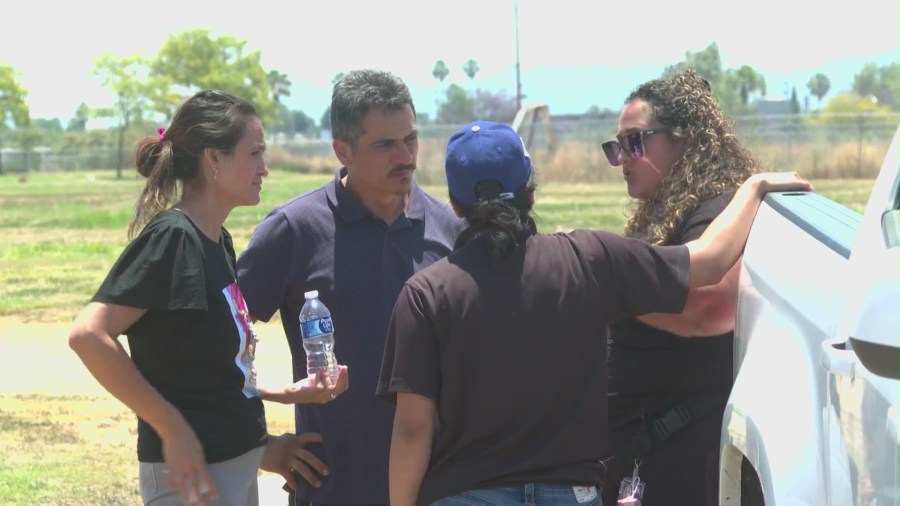 Alfredo Morales' parents are overwhelmed by the outpouring of community support. (KTLA)