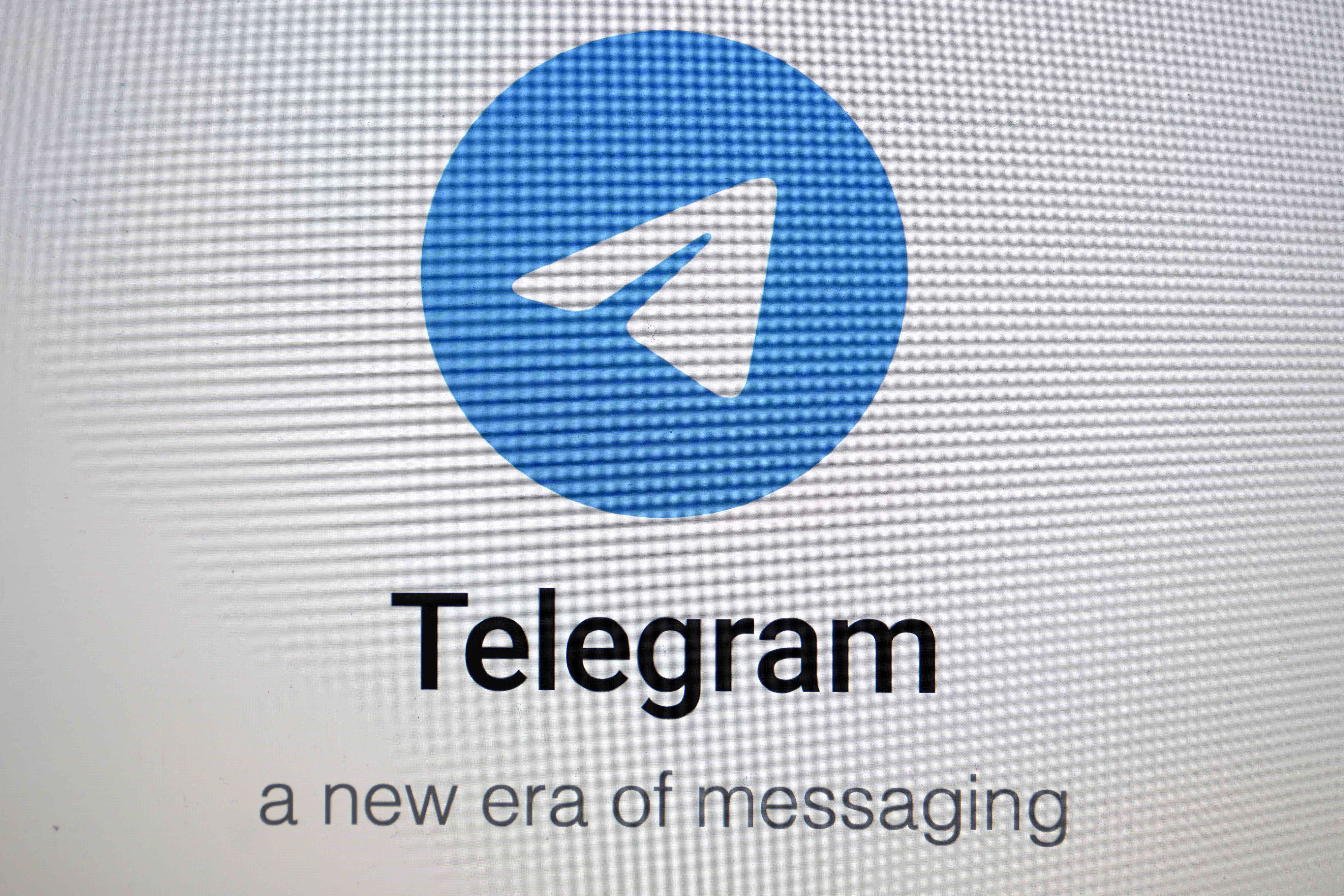 FILE - The logo for the Telegram messaging app is seen on a notebook screen in Munich, Germany, Oct. 17, 2022. (AP Photo/Matthias Schrader, File)