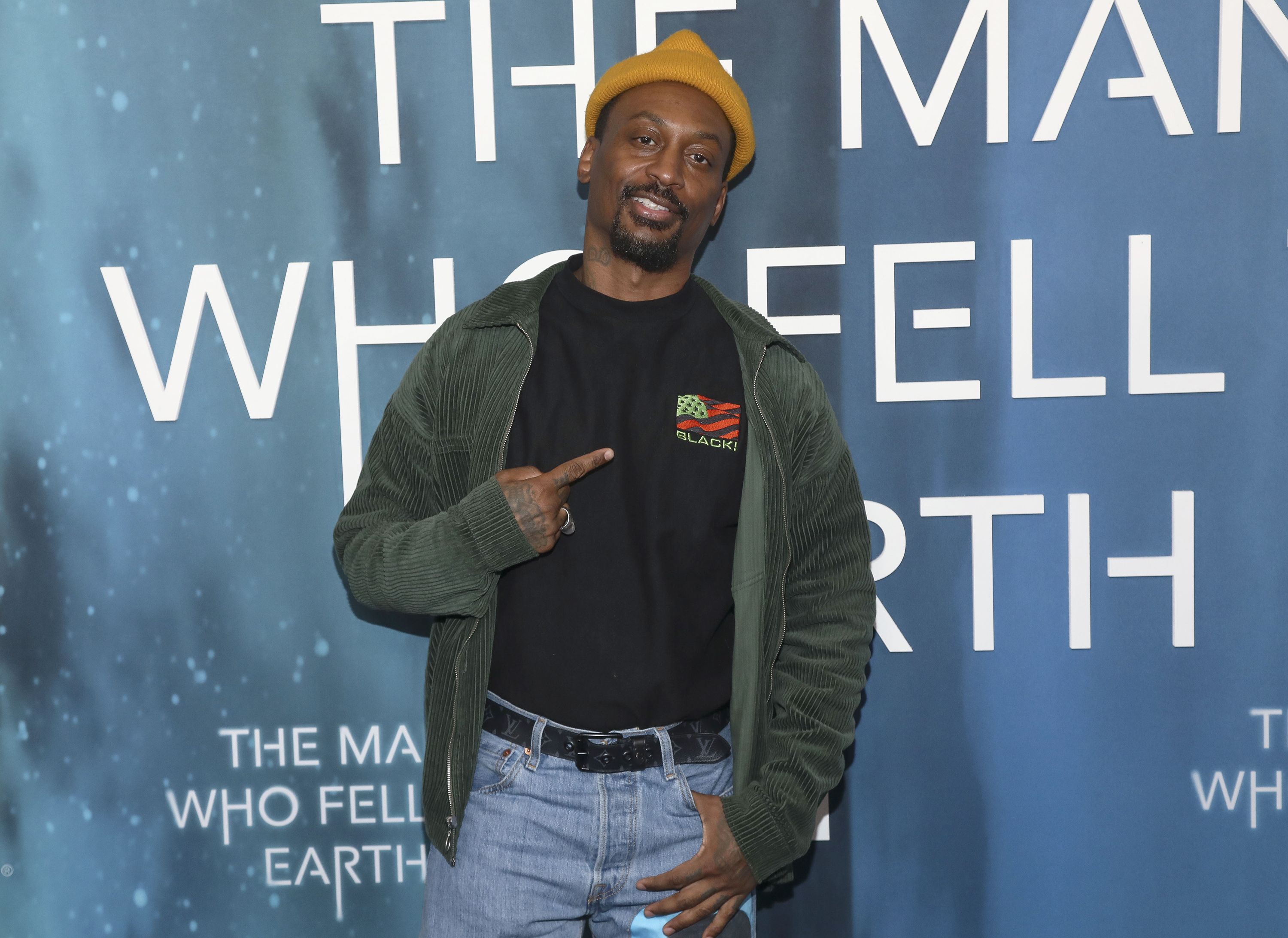 FILE - K'naan attends the premiere of the Showtime drama series "The Man Who Fell To Earth" in New York on April 19, 2022. (Photo by Andy Kropa/Invision/AP, File)