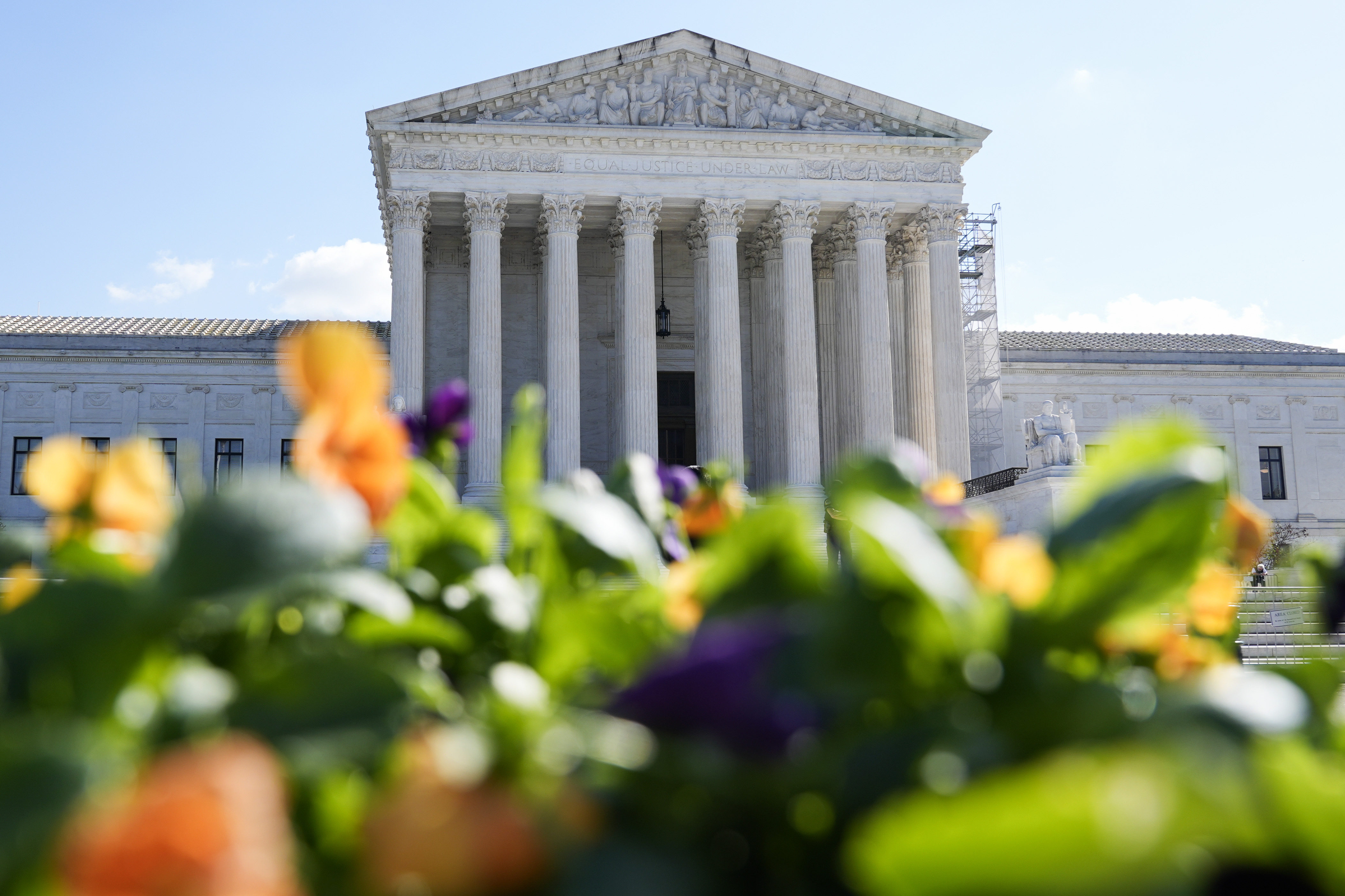 The Supreme Court is seen on Monday, Oct. 7, 2024, in Washington. (AP Photo/Mariam Zuhaib)