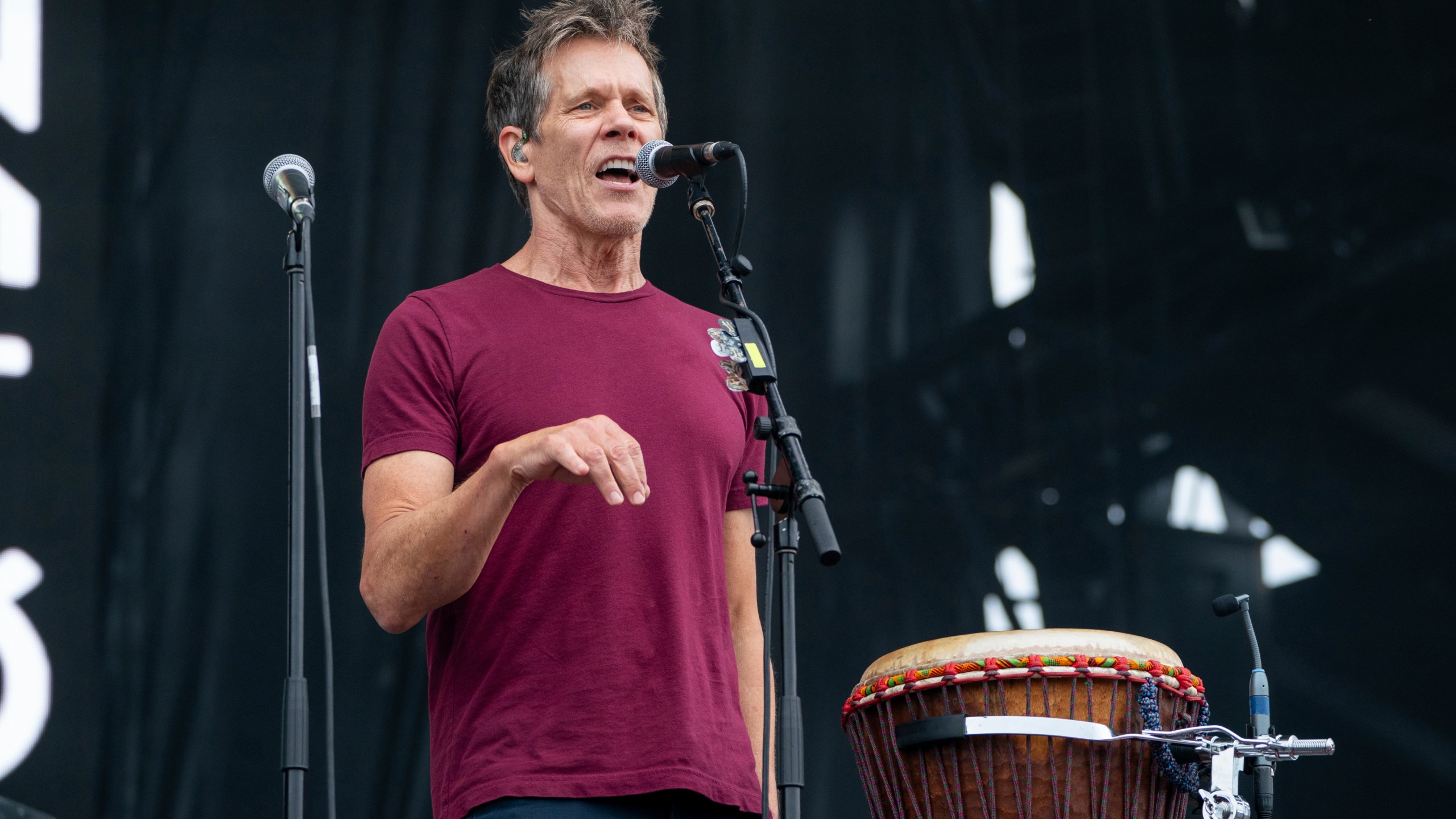 Kevin Bacon of The Bacon Brothers performs during Bourbon and Beyond music festival on Sunday, Sept. 22, 2024, at the Kentucky Exposition Center in Louisville, Ky. (Photo by Amy Harris/Invision/AP)