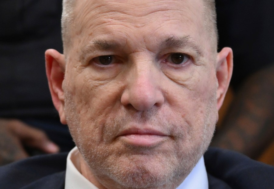 FILE - Harvey Weinstein appears in Manhattan Criminal Court, May 29, 2024, in New York. (Angela Weiss/Pool Photo via AP, File)