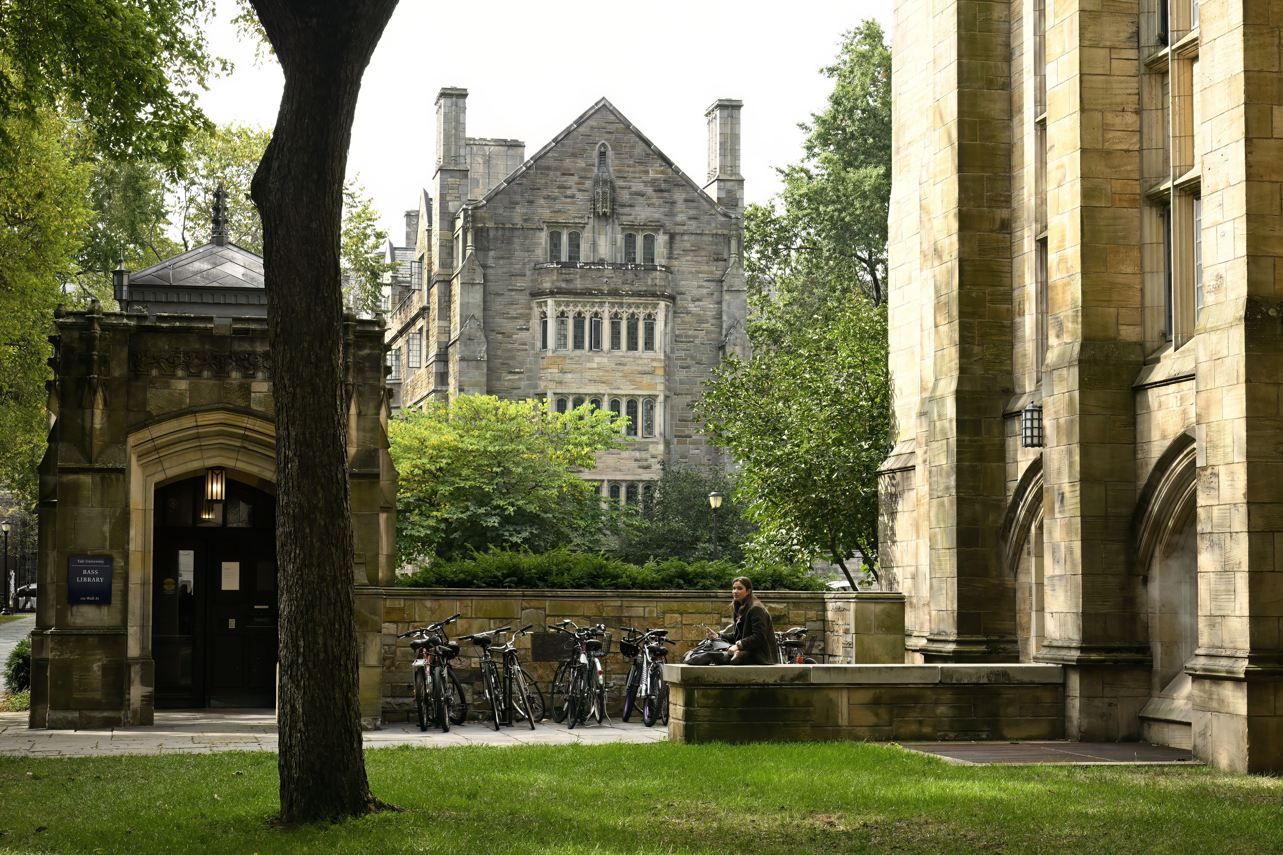 The campus of Yale University is seen, Wednesday, Oct. 9, 2024, in New Haven, Conn. In 1831, a coalition of Black leaders and white abolitionists proposed the nation's first African American college in New Haven. White male landowners with the sole authority to vote, many with ties to Yale College — rejected the plans on a vote of 700-4. Alder Thomas Ficklin Jr. and City Historian Michael Morand submitted a resolution to the Board of Alders in August that calls for an official apology and encourages city schools and Yale to offer educational programs on what happened in 1831. (AP Photo/Jessica Hill)