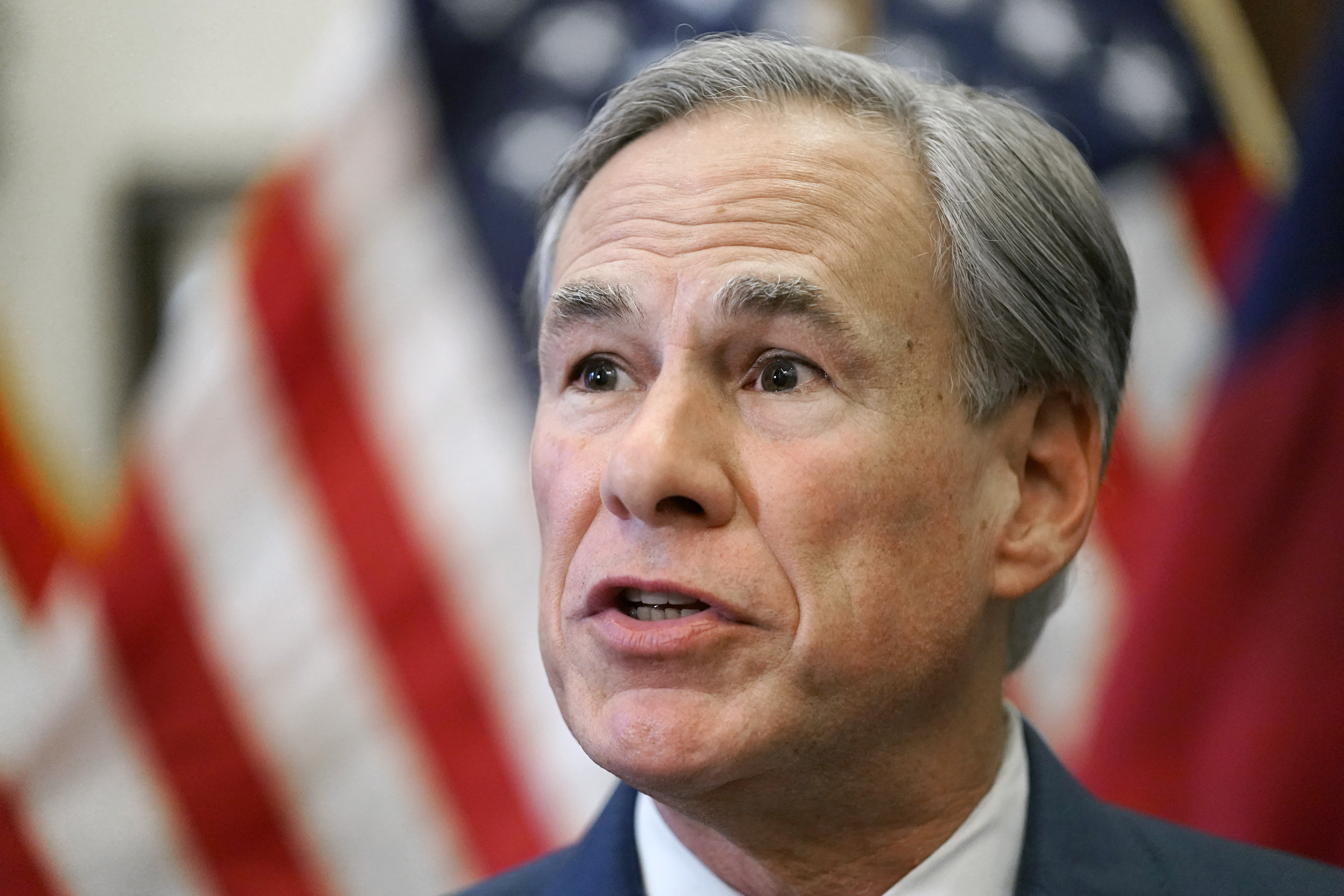 FILE - Texas Gov. Greg Abbott speaks at a news conference in Austin, Texas on June 8, 2021. (AP Photo/Eric Gay, File)