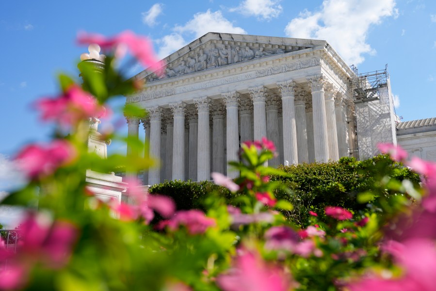 FILE - The Supreme Court is seen on Monday, Oct. 7, 2024, in Washington. (AP Photo/Mariam Zuhaib, FIle)