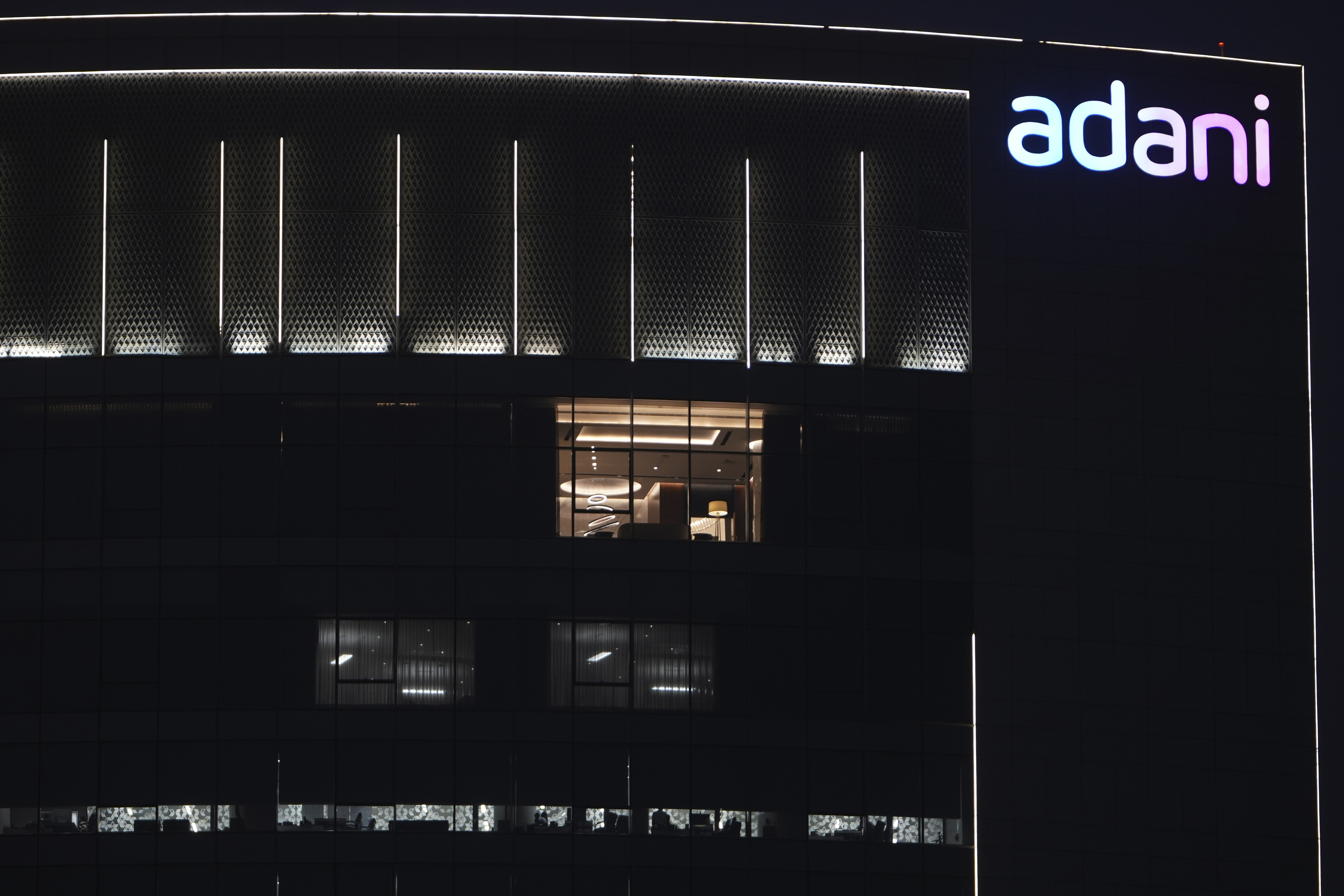 Adani Corporate House is seen in Ahmedabad, India, Friday, Nov. 22, 2024. (AP Photo/Ajit Solanki)