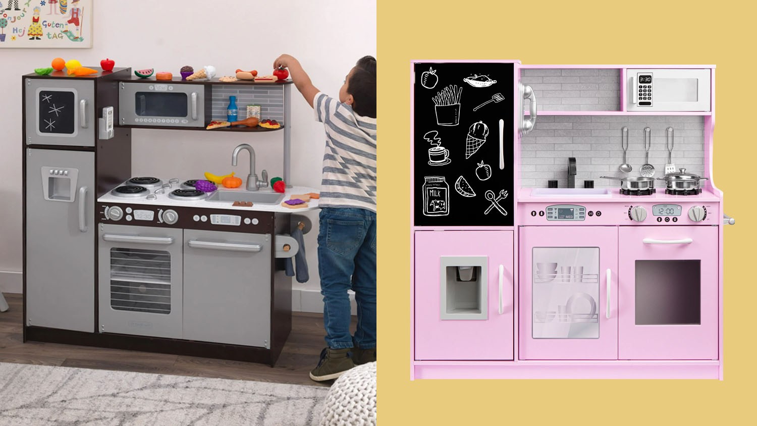 KidKraft/BestReviews illustration / Play kitchens are up to 65% off at Walmart