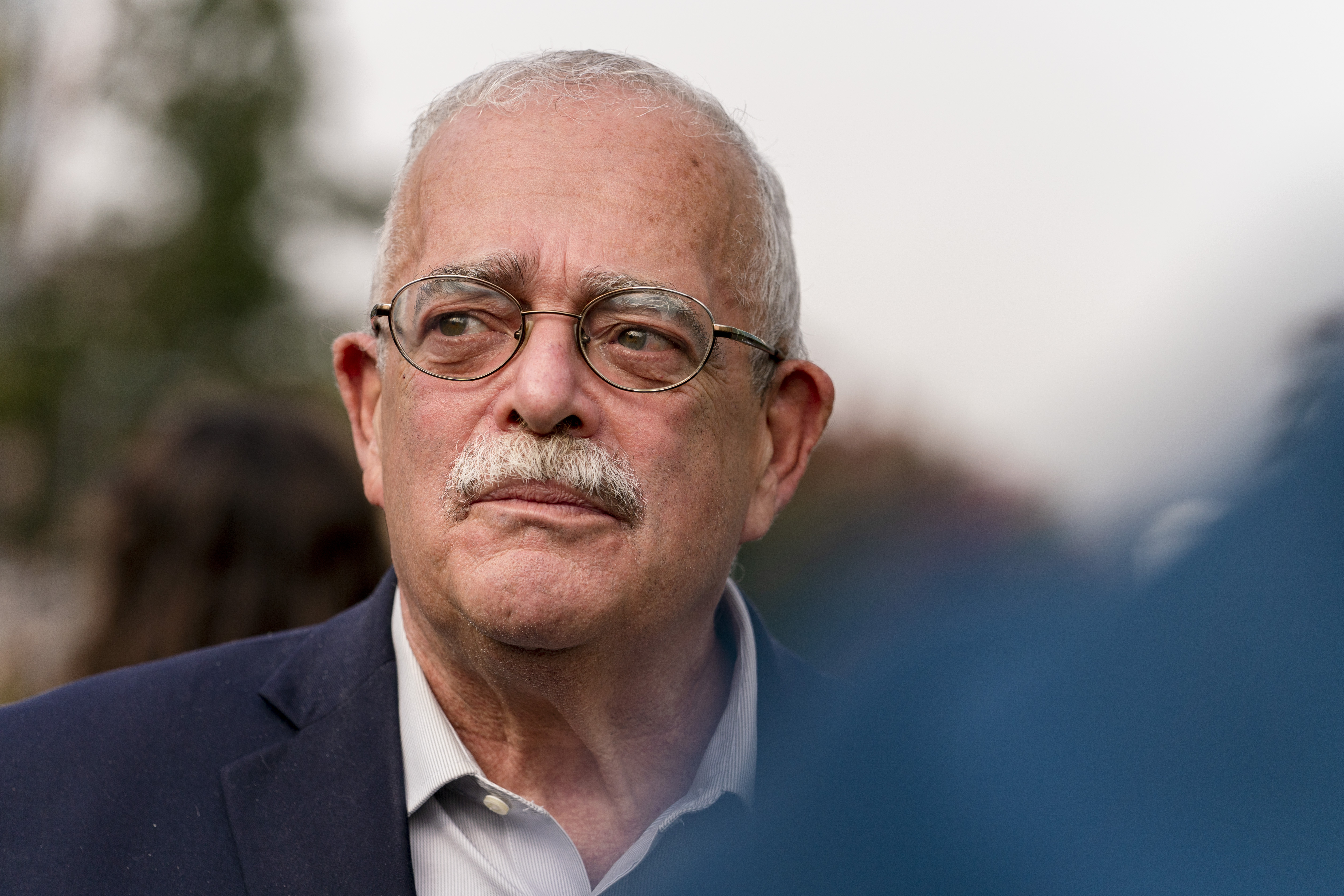 FILE - Rep. Gerry Connolly, D-Va., listens at an event, Oct. 22, 2020, in Fairfax, Va. (AP Photo/Jacquelyn Martin, File)