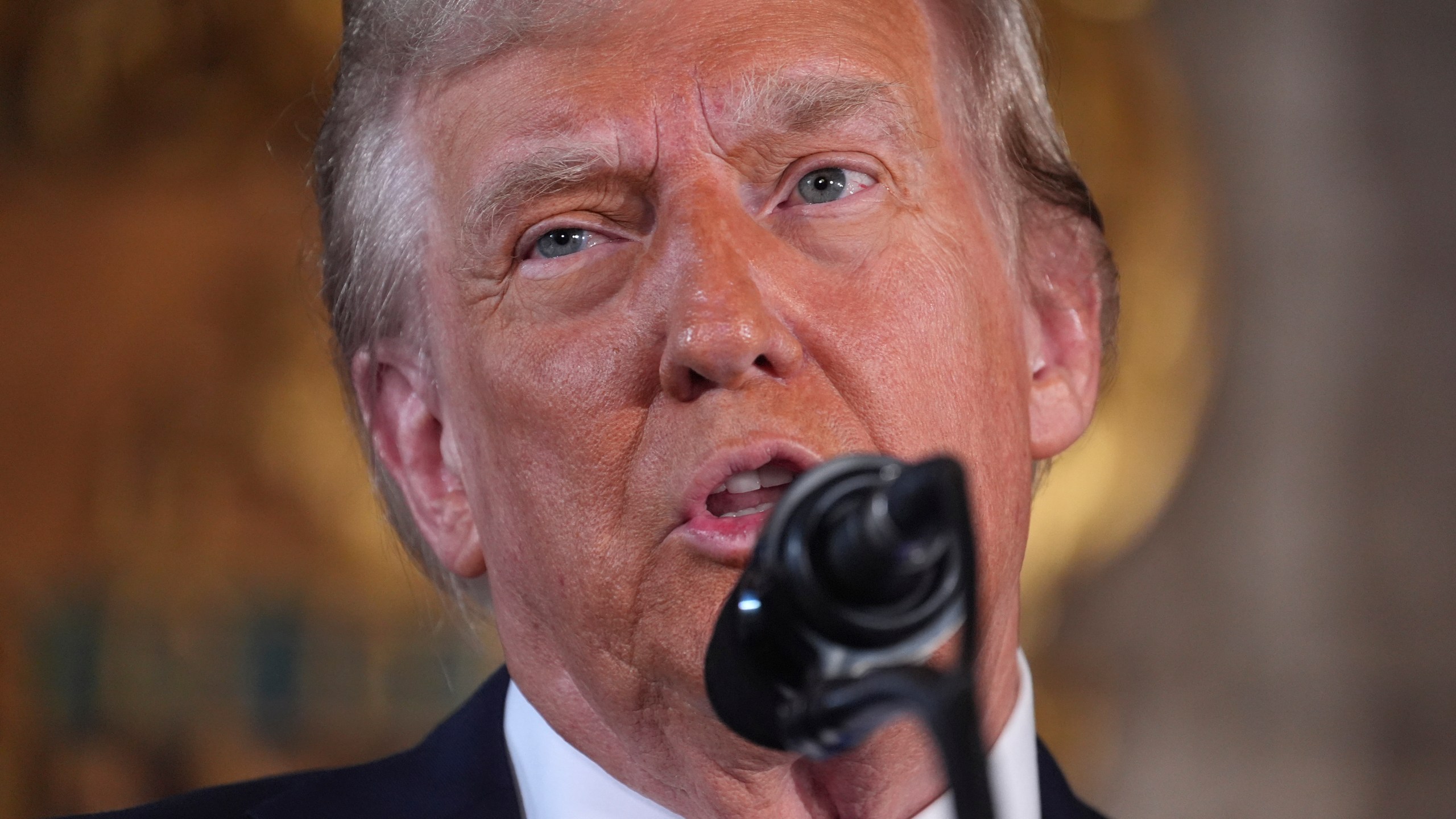 President-elect Donald Trump speaks during a news conference at Mar-a-Lago, Monday, Dec. 16, 2024, in Palm Beach, Fla. (AP Photo/Evan Vucci)