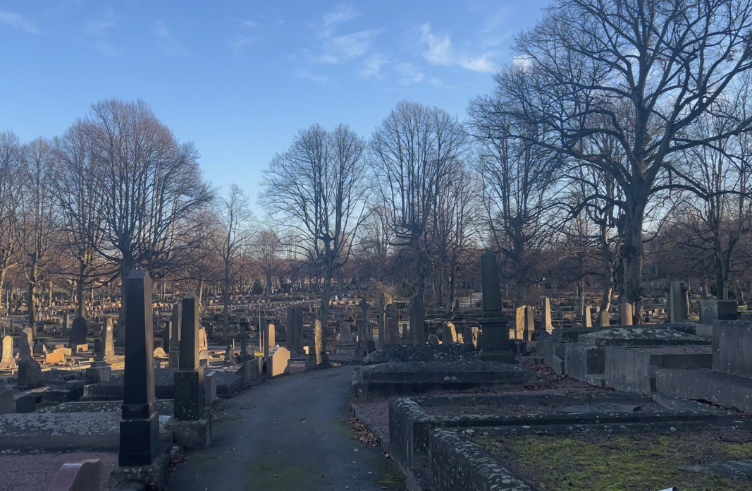 Hundreds of old graves at Östra Kyrkogården, one of the largest cemeteries in Gothenburg, Friday, Dec. 20, 2024 in Gothenburg, Sweden. (AP Photo/Mimmi Montgomery)