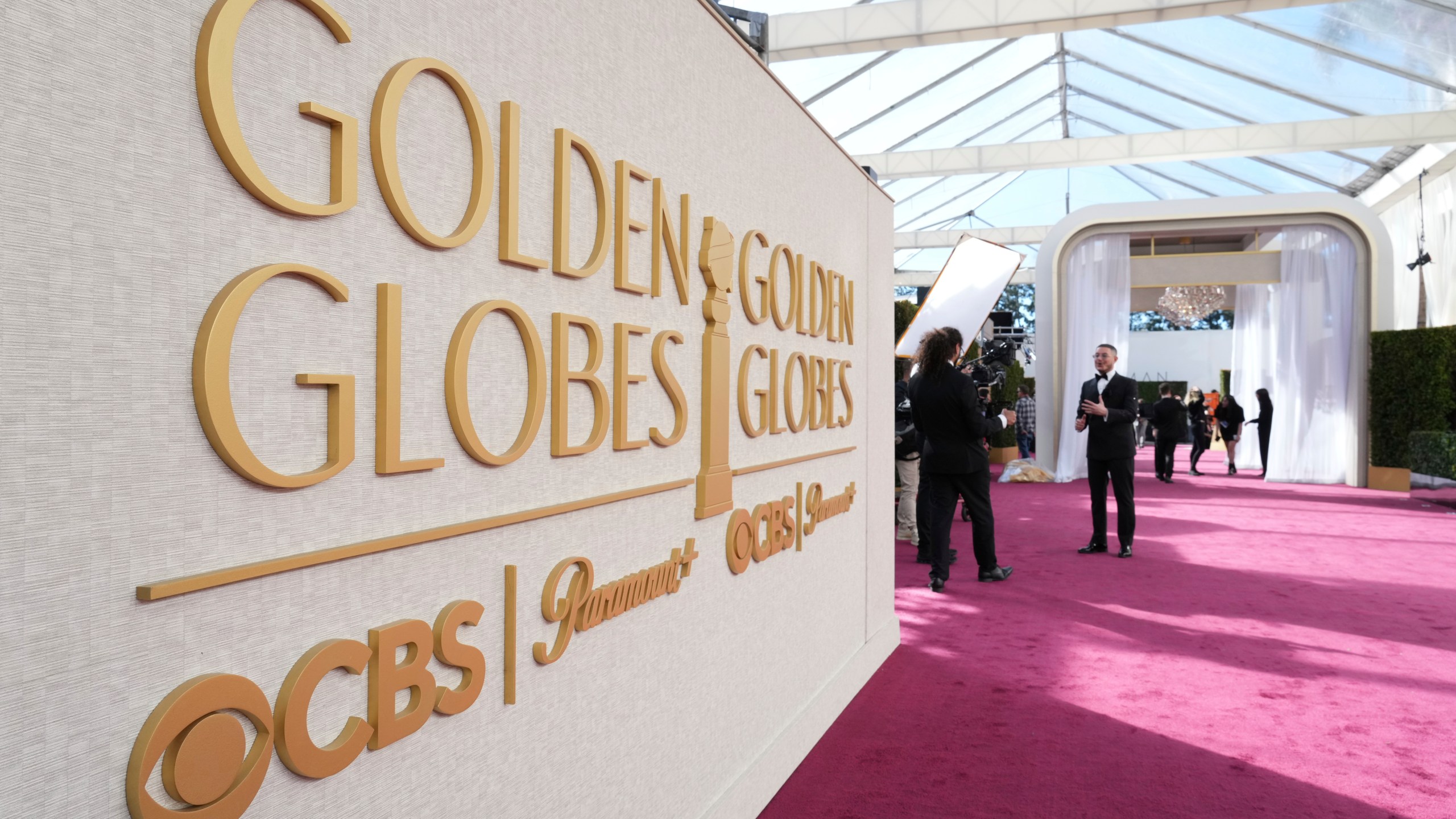 A general view of atmosphere at the 82nd Golden Globes on Sunday, Jan. 5, 2025, at the Beverly Hilton in Beverly Hills, Calif. (Photo by Jordan Strauss/Invision/AP)