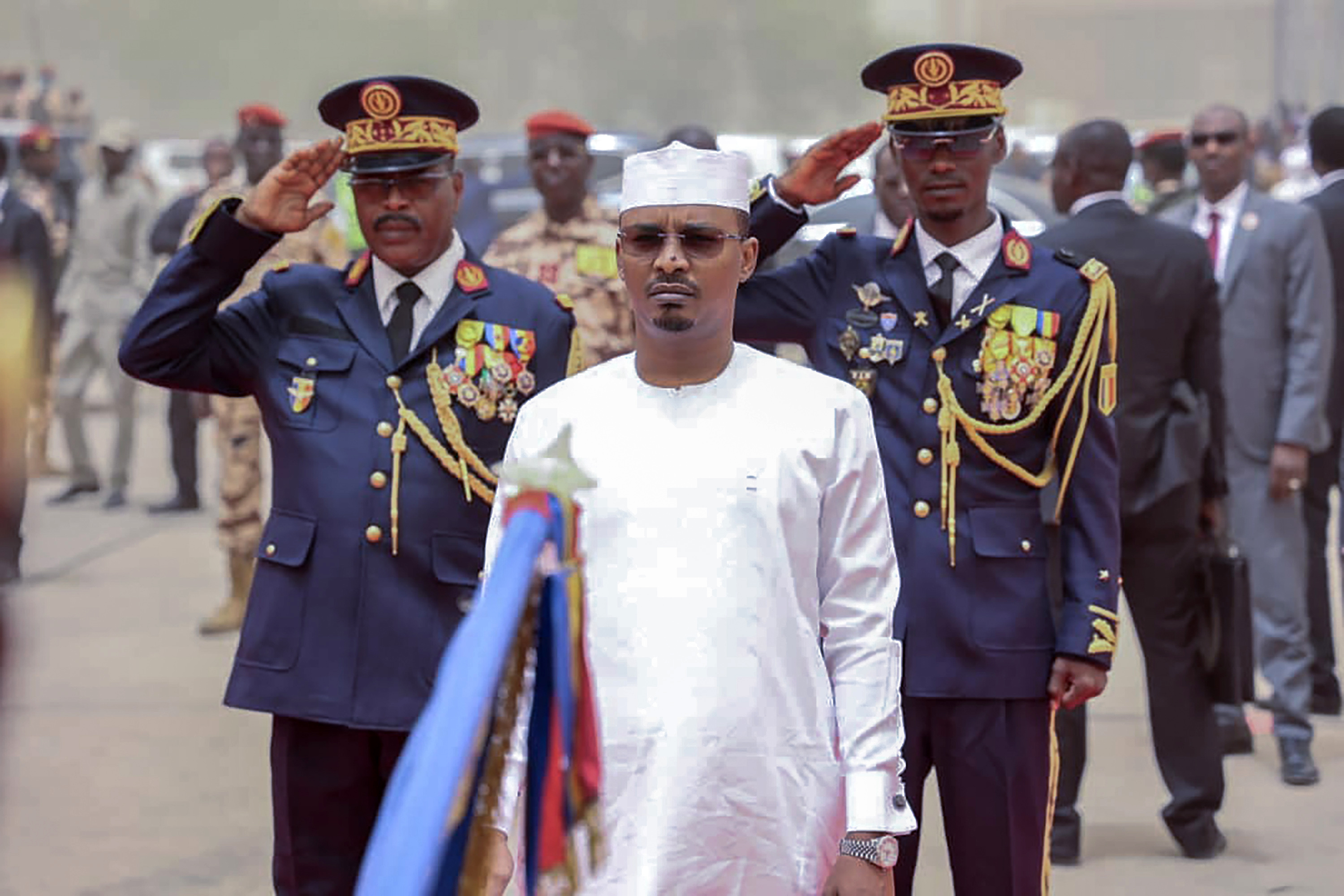 FILE - Chadian President Mahamat Deby Itno participates in his inauguration ceremony in N'djamena, Chad, May 23, 2024. (AP Photo/Mouta Ali, File)