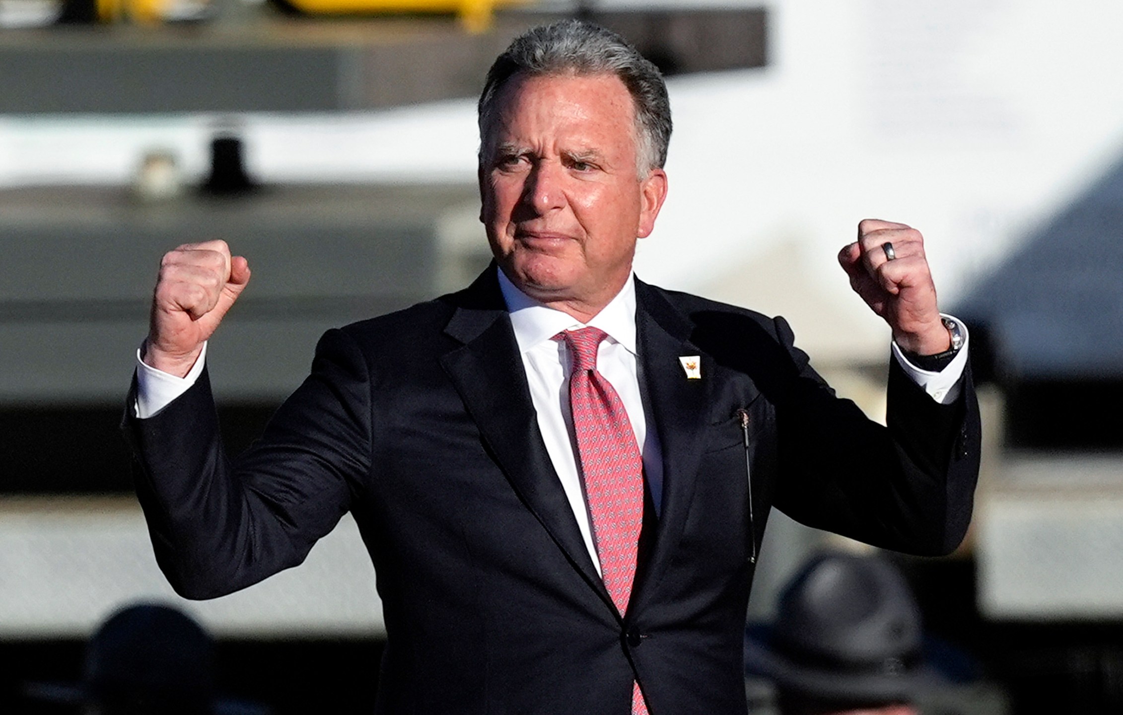 FILE - Steve Witkoff arrives at a campaign rally for Republican presidential nominee former President Donald Trump at the Butler Farm Show, Oct. 5, 2024, in Butler, Pa. (AP Photo/Julia Demaree Nikhinson, File)