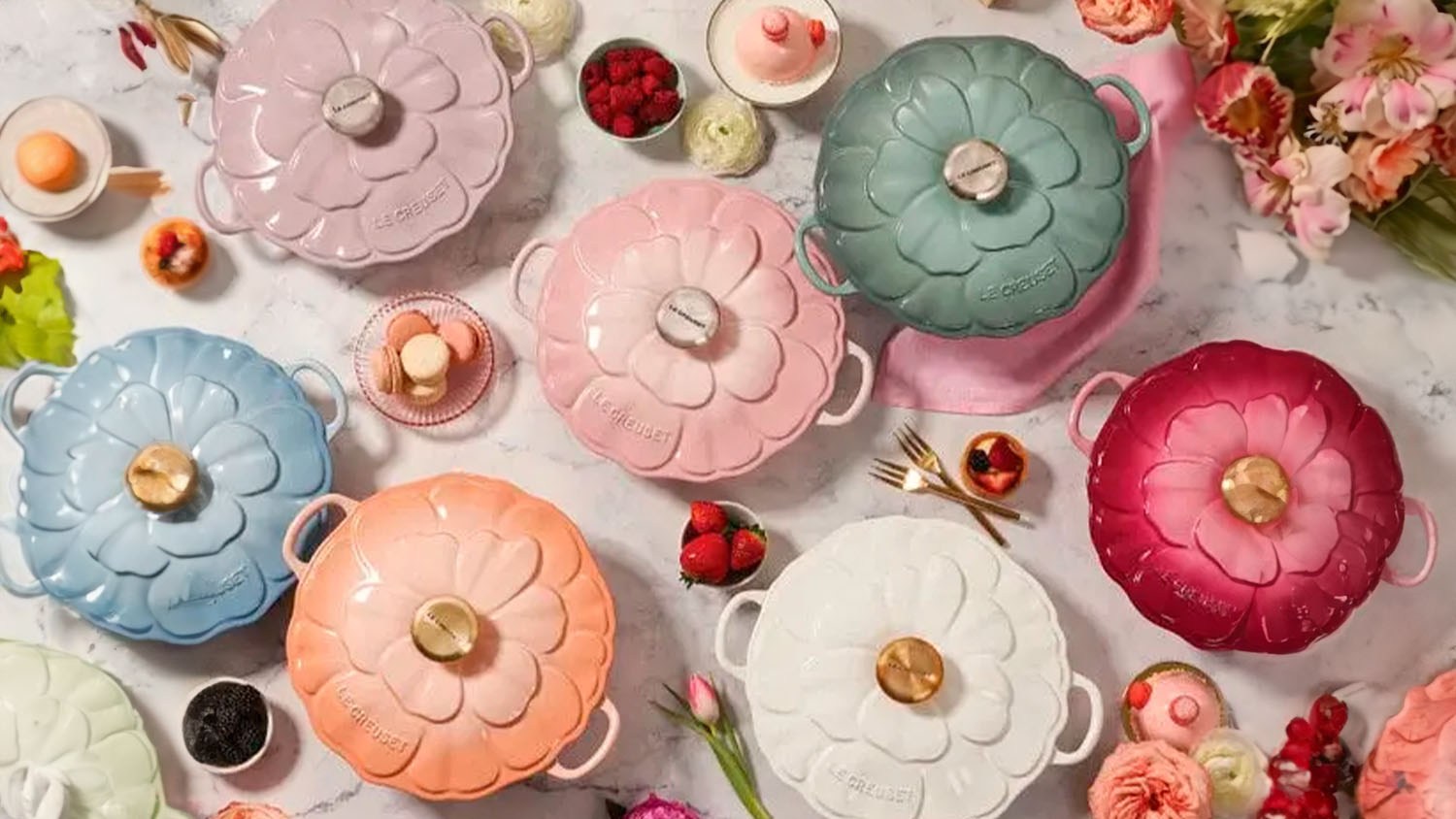 Le Creuset / Le Creuset debuts its prettiest spring cookware yet